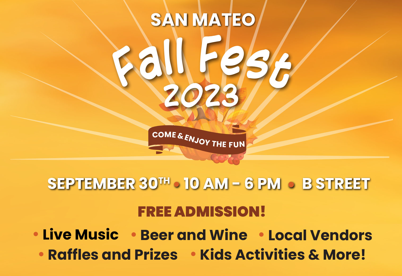 Fall Festival  San Mateo Area Chamber of Commerce